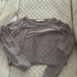 Altar'd State Purple Long Sleeve Top